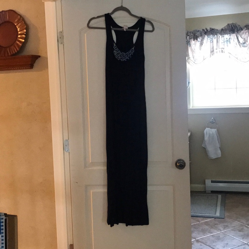 Black maxi dress size s